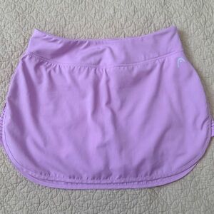 Head Tennis Lilac Skirt Skort, Built-In Short Size Small